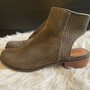 Anthropologie backless bootie